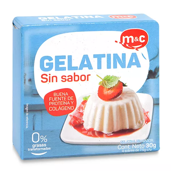 Gelatina Sin Sabor