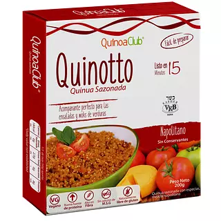 Quinotto Quinua Sazonada Napolitano 200g - Quinoa Club