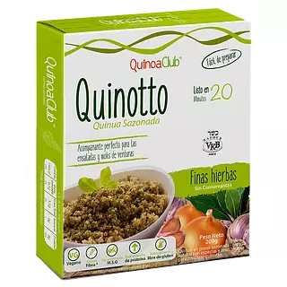 Quinotto Quinua Sazonada Finas Hierbas 200g - Quinoa Club