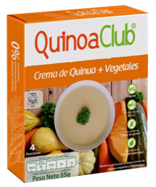 Crema de Quinua + Verduras 55 G - Quinoa Club