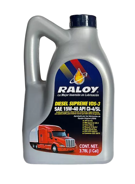 Raloy Diesel Supreme Vds-3 Sae 15w-40 Api Ci-4/Sl-Galon