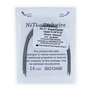 Arcos Niti Rectangulares Superiores