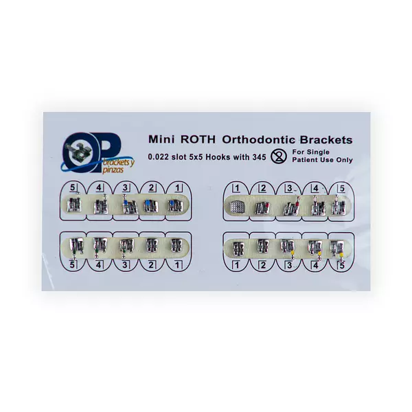 Brackets Mini Roth Línea Institucional