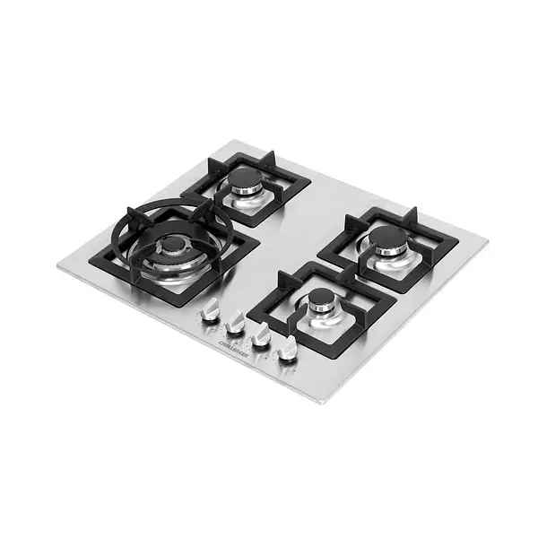 Estufa De Empotrar En Acero Inoxidable De Cuatro Puestos De 60cm Gas Natural - Si 6861