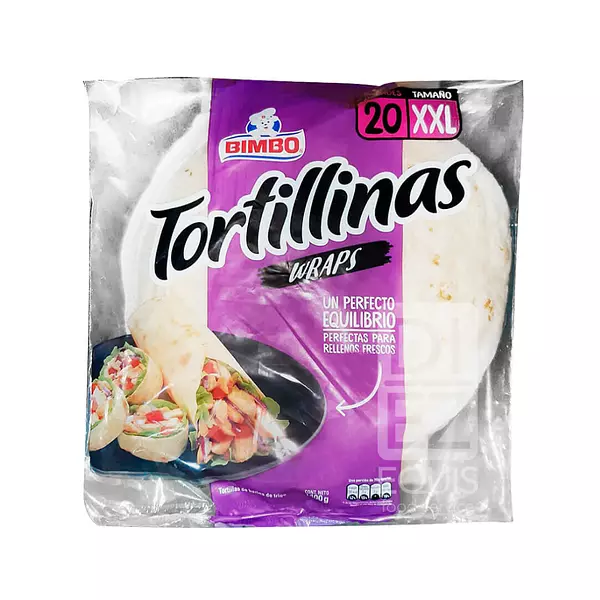 Tortillinas Wraps Bimbo