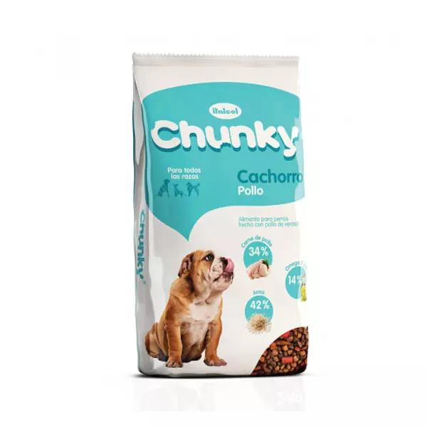 Chunky Cachorros Sabor Pollo 9 Kg