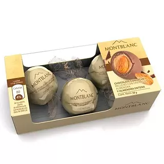 Chocolate Montblanc Almendras