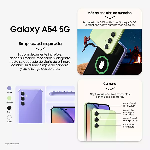 Celular Samsung Galaxy A54 5g 128gb Negro