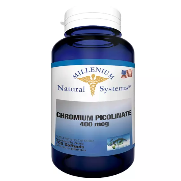 Chromium Picolinate 400 Mcg 100 Softgels Systems