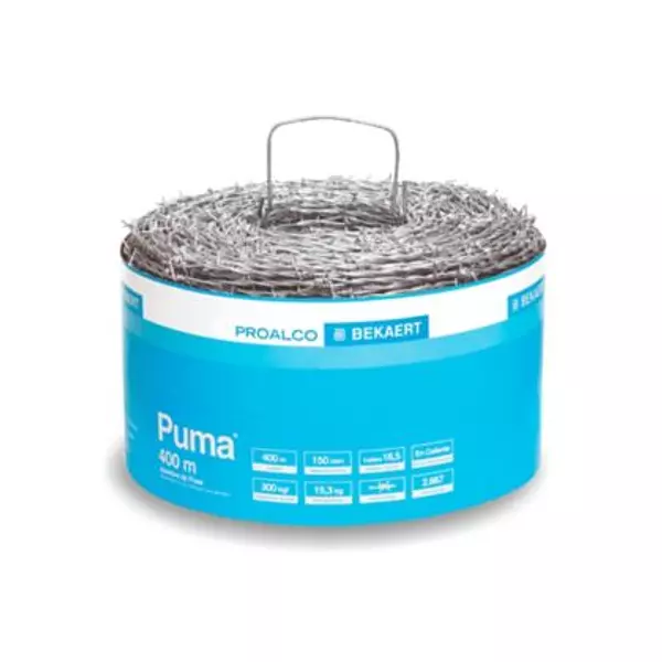 Alambre De Puas Puma 16.5 X 400 Mts