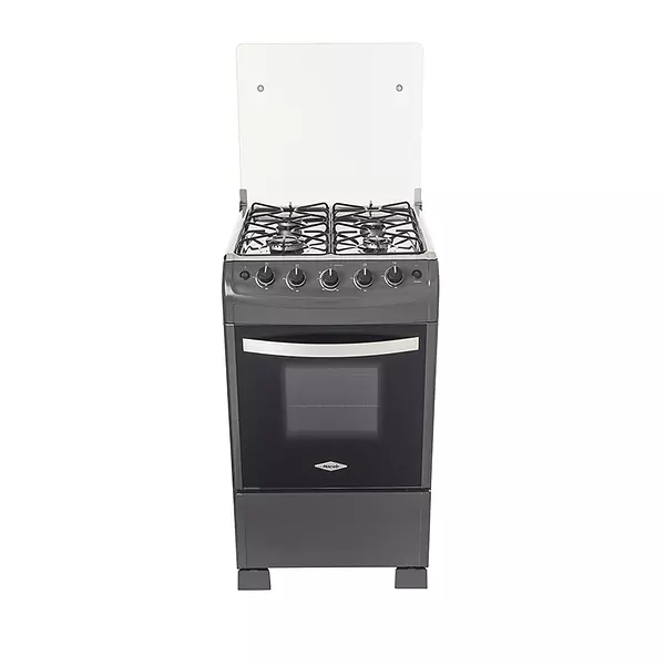 Estufa Haceb Horno 50-Vf Gas Gratinador/Luz Gris Negro Inox