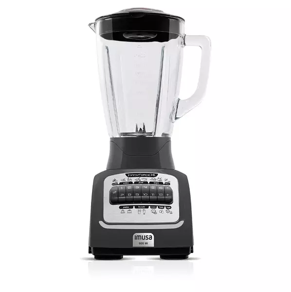Licuadora Imusa Infiny Force Gris Xl 12 Veloc V. Vidrio 1568