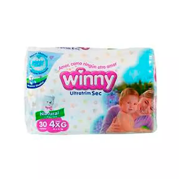 Pañales Winny Etapa 4/Xg x 30 Unidades