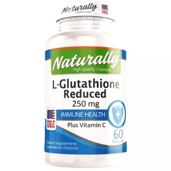 L-Glutathione Reduced 250 Mg 60 Cápsulas Naturally