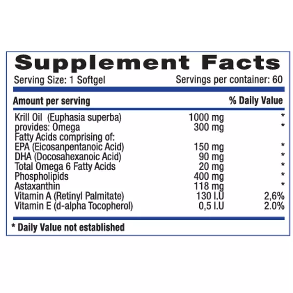 Krill Oil 1.000 Mg Softgels System