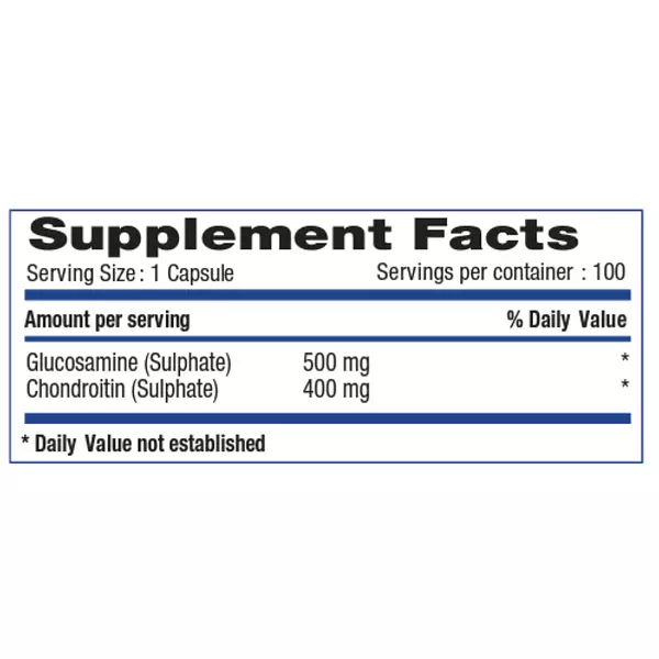 Glucosamine & Chondritin X 60 Cápsulas System