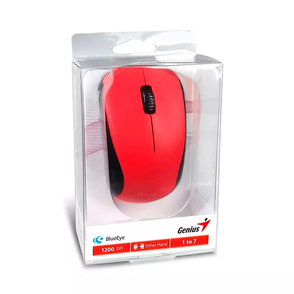 Mouse Inalámbrico Nx-7000 Rojo Genius