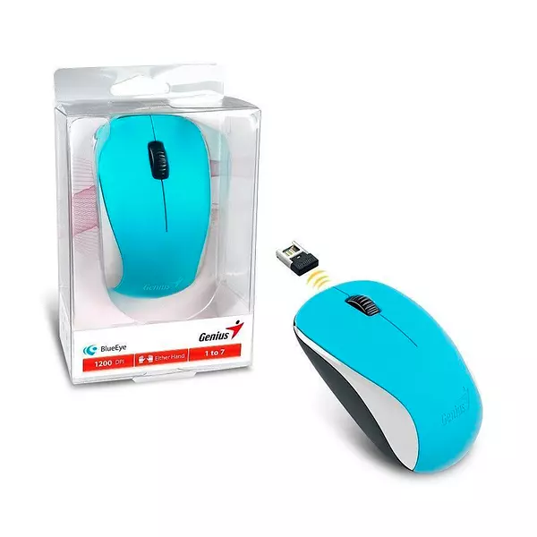 Mouse Inalámbrico Nx-7000 Azul Genius