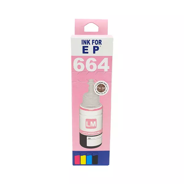 Tinta Light Magenta Para Impresora Epson Genérica X 100ml L8