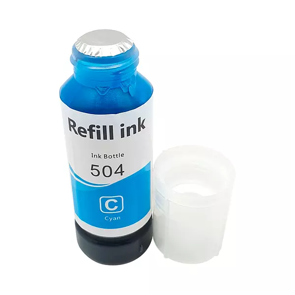 Tinta Cyan Para Impresora Epson Genérica X70 Ml L3110/L3150/