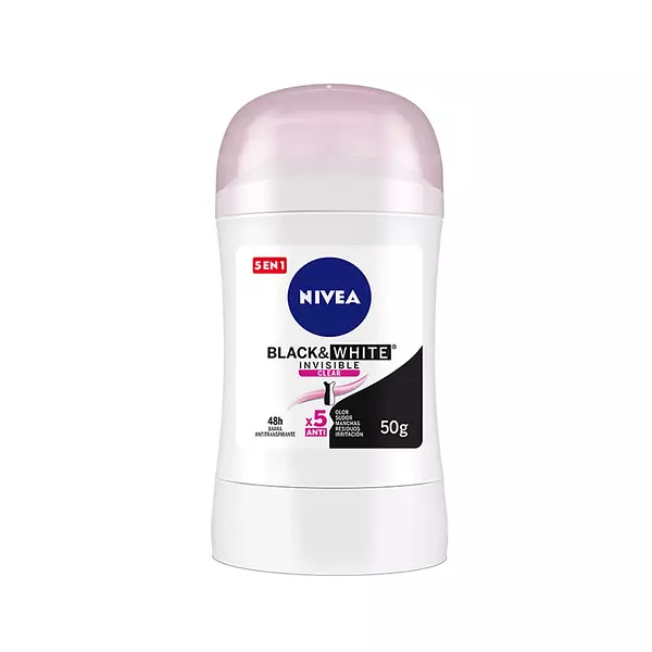 Desodorante Nivea Barra Invisible Black y White Mujer