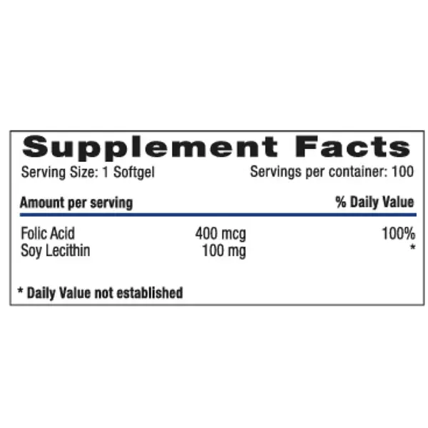 Folic 100 Softgels Systems