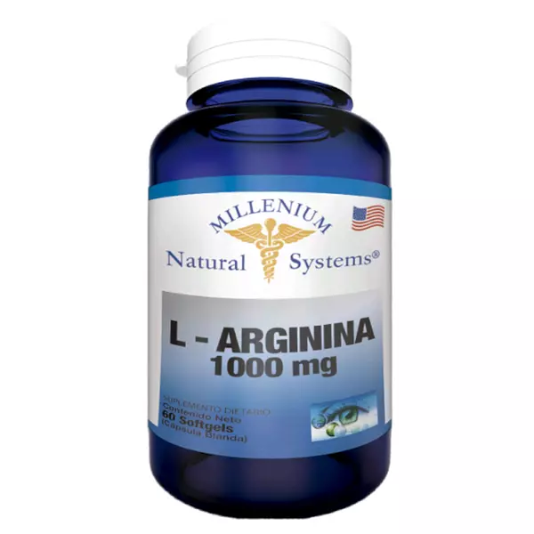 L-Arginina 1000 Mg 60 Softgels Systems