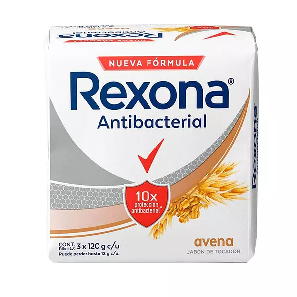 Jabon Rexona Antibacterial Avena