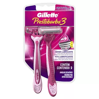 Maquina de Afeitar Gillette Prestobarba 3 Mujer