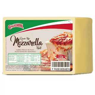 Queso Mozarella Coolechera Tajado