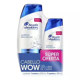 Shampoo Head & Shoulders + Limpieza Renovadaora