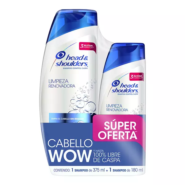 Shampoo Head & Shoulders + Limpieza Renovadaora