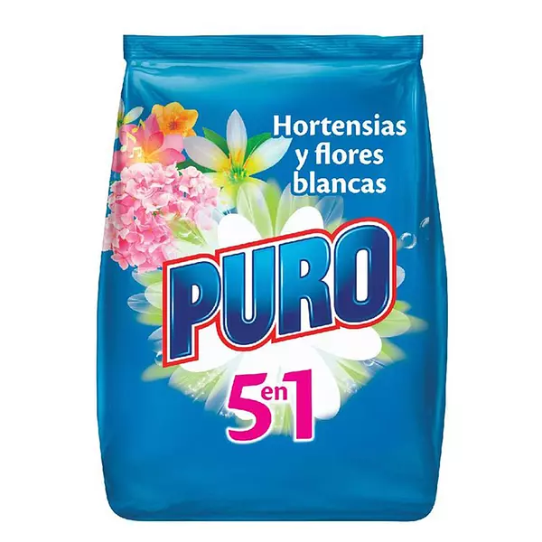 Detergente Puro Hortensia y Flores Blancas