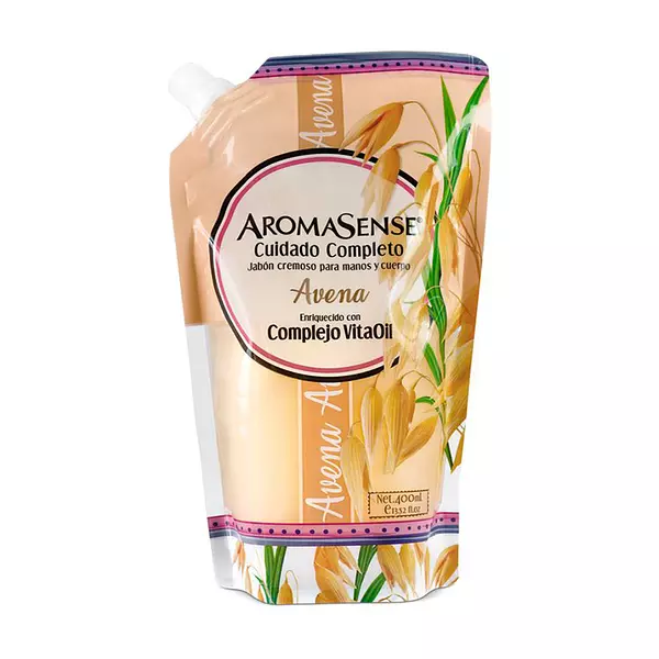 Jabon Liquido Aromasense Avena