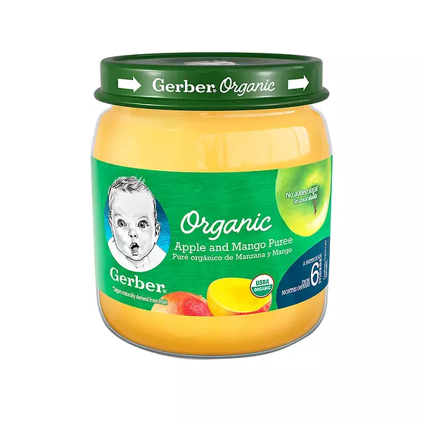 Compota Gerber Organica Manzana /Mango