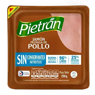 Jamon Pietran Pollo Sin Conservantes