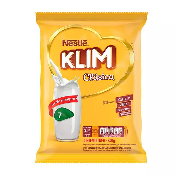 Leche Klim Fortificada Instantanea