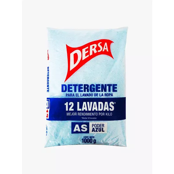 Detergente Dersa As Azul