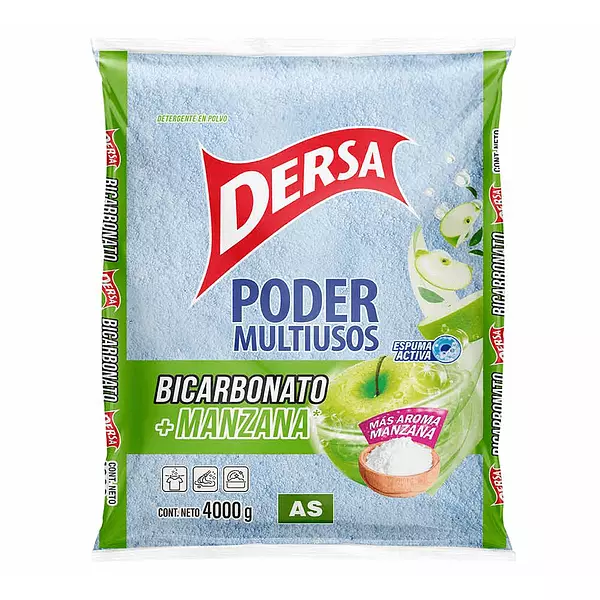 Detergente Dersa As Bicarbonato y Manzana