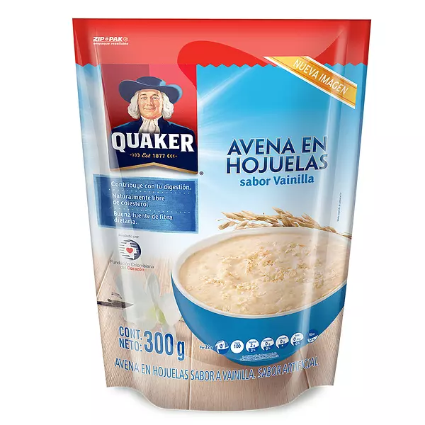 Avena Quaker Hojuela Vainilla