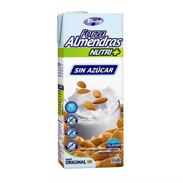 Leche Toning Forza Almendra Sin Azucar