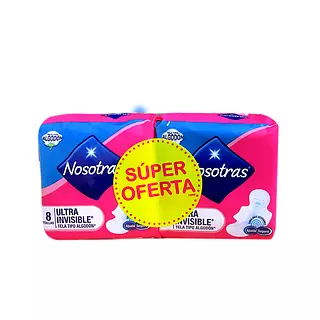 Toallas Higienica Nosotras Ultra Invible