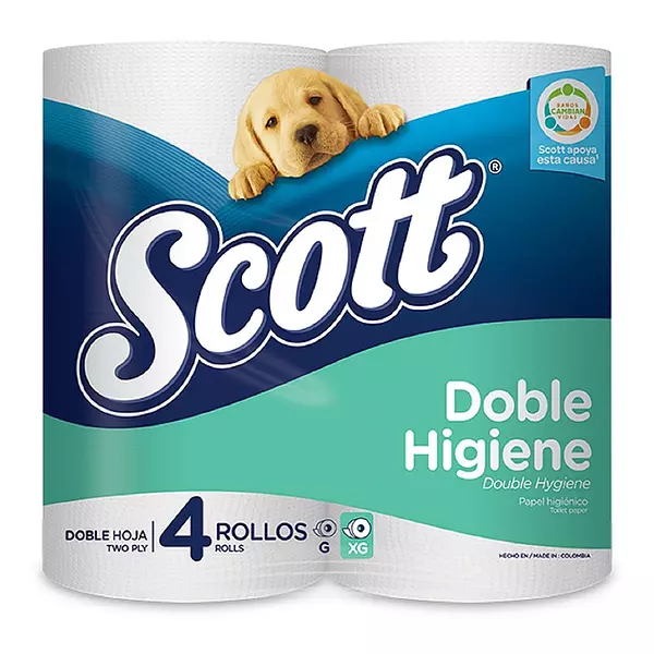 Papel Higienico Scott Doble Higiene Regular