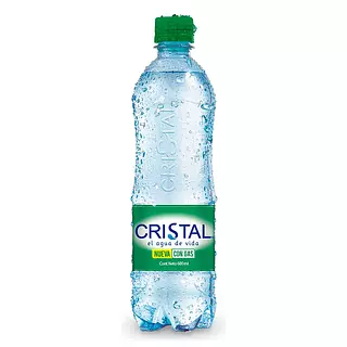 Agua Cristal con Gas