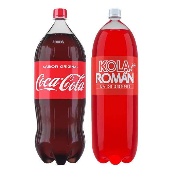 Gaseosa Coca Cola + Kola Roman