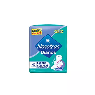 Protectores Nosotras Largo con Alas
