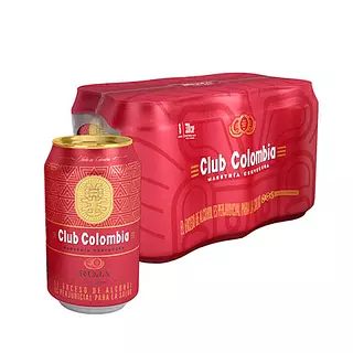 Cerveza Club Colombia Roja Lata