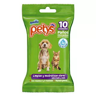 Pañitos Humedos Familia Mascotas Petys