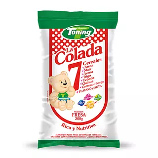 Colada 7 Cereales Fresa Toning