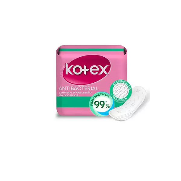 Protectores Kotex Antibacterial